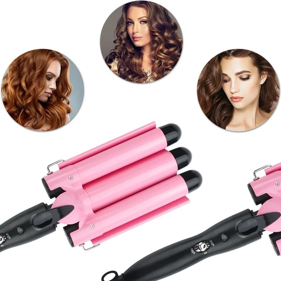 Beauty& Blissful™ TripleWave Pro Curling Iron