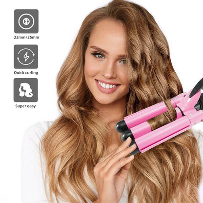 Beauty& Blissful™ TripleWave Pro Curling Iron